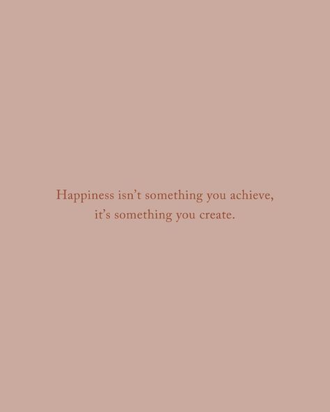 Happiness is found in the simple moments, the small joys, and the gratitude for what you have. Instead of chasing after it, focus on cultivating happiness from within. Your thoughts, actions, and mindset shape your reality - choose positivity, kindness, and love. Remember, you have the power to create your own happiness. So start today! 🌿 #CreateHappiness #PositiveVibes #JoyfulLiving #MindfulMoments #SelfLove Chase Happiness, Choose Positivity, Create Your Own Happiness, Small Joys, Start Today, Happiness Is, Positive Thoughts, Positive Vibes, Gratitude