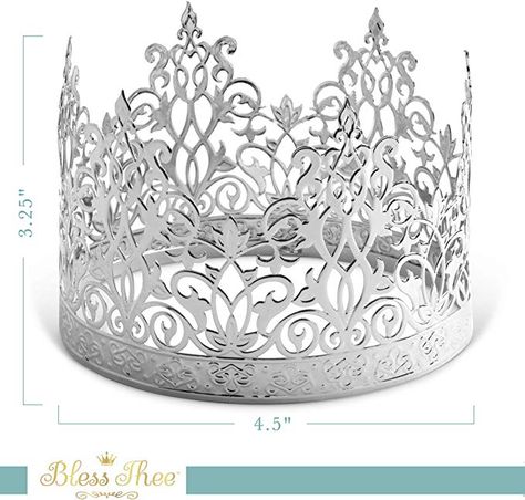 Royal Prince Cake, Gold Crown Cake Topper, Decorations For Baby Shower, Golden Tiara, Crown Cake Topper, Prince Cake, Rose Gold Crown, Crown Cake, Princess Theme Party