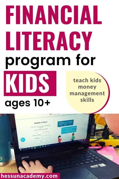 Kids Financial Literacy, Teaching Kids Money Management, Life Skills For Teens, Financial Literacy Activities, Teaching Kids Money, Kids Money Management, Homeschool Math Curriculum, Financial Literacy Lessons, Money Smart