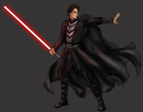 Sith Warrior Concept Art, Sith Lord Oc Male, Star Wars Oc Male Sith, Jedi Oc Male, Sith Oc, Darth Caedus, Jacen Solo, Star Wars Sith Lords, Sith Cosplay