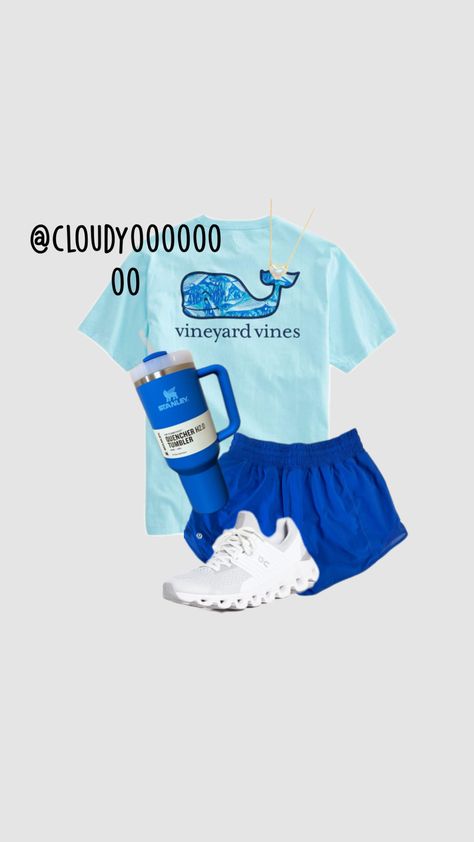 Another vineyard vines fit! #blue #lululemon #preppy #outfitinspo #cloudy00000000 #vineyardvines Vineyard Vines Outfits, Vineyard Outfit, Lululemon Preppy, Blue Lululemon, Womens Outfits, Fitness Wear Outfits, Vineyard Vines Shirts, Fitness Wear, Summer 24