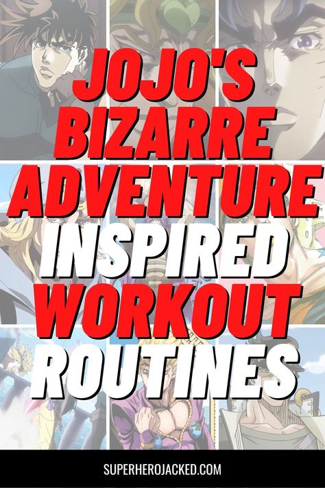 Jojo Workout, Anime Workouts, Anime Workout, Calisthenics Workouts, Superhero Workout, Yoga Inspo, Calisthenics Workout, Workout Routines, Popular Anime