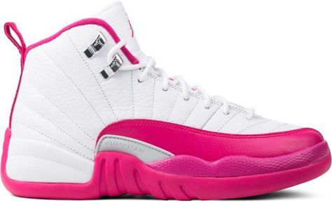 Jordan Pink, Pink Jordans, Jordan Shoes Girls, Basketball Goals, Jordan Shoes Retro, Shoes Sneakers Jordans, Air Jordan 12, Womens Air Jordans, Nike Air Shoes