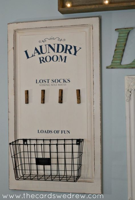 Laundry Room Lost Socks Sign from World Market Hooks For Laundry Room, Diy Laundry Room Storage, Laundry Room Storage Shelves, Laundry Room Sign, Small Laundry Room Organization, Room Storage Diy, Storage Center, Lost Socks, Farmhouse Laundry