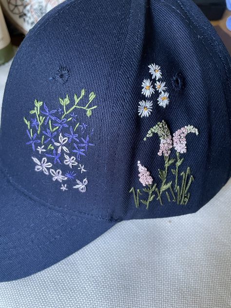 Embroidered Cap by sewcontent Embroidered Cap, Embroidered Caps, Design