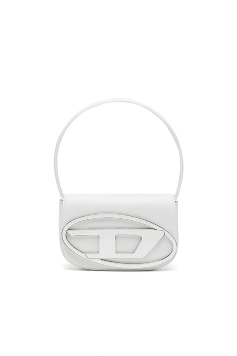 Diesel Bag, Diesel Store, Leather Supplies, Structured Bag, Fancy Bags, Pretty Bags, Cute Bags, Nappa Leather, White Bag