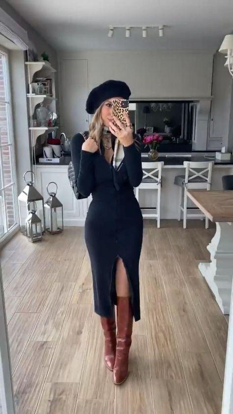 Houston Outfits, Baret Outfit, Outfits Mom, Outfits Dressy, Dressy Casual Outfits, Dress Silhouette, Fall Fashion Outfits, Dressy Casual, Winter Fashion Outfits