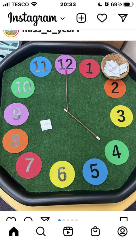 Time Activities Eyfs, Ks2 Tuff Tray Ideas, Tuff Tray Ideas Ks1, Continuous Provision Year 2 Activities, Year 1 Tuff Tray Ideas, Tuff Tray Ideas, Maths Eyfs, Mathematics Activities, Tuff Spot