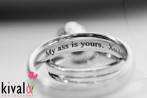 Wedding Ring Engraving Quotes, Wedding Ring Inscriptions, Wedding Rings Quotes, Ring Engraving Ideas, Funny Wedding Photography, Ring Engraving, Engraving Ideas, Wedding Bands For Him, Engraved Wedding Rings