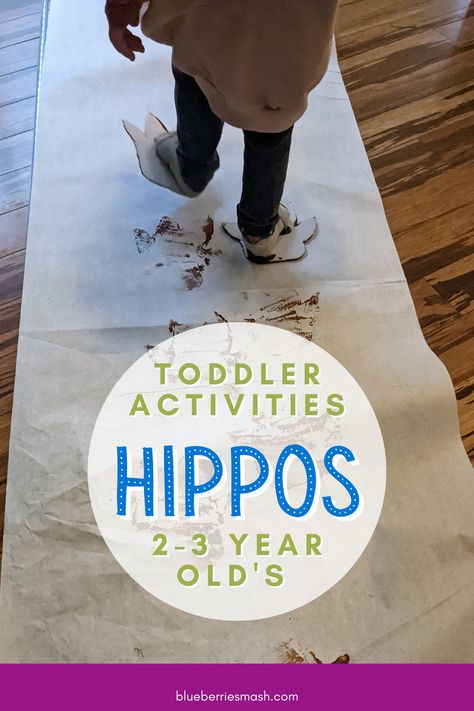 Hippo Sensory Bin, Hippopotamus Activities For Preschool, Hippo Activities For Preschool, Hippo Craft Preschool, Hippo Activities, Hippo Craft, Hippo Crafts, Early Childhood Education Classroom, Toddlers Activities