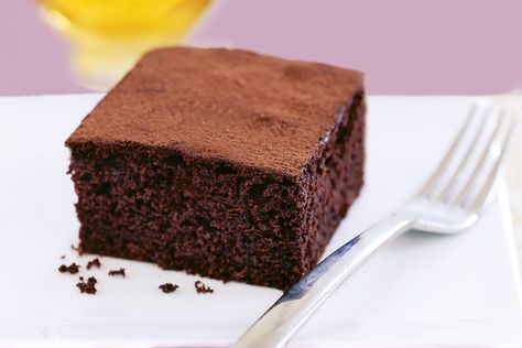 This moist chocolate cake is perfectly irresistible. Plain Chocolate Cake, Chocolate Cake Images, Chocolate Olive Oil Cake, Olive Oil Cake, Moist Chocolate Cake, Cake Images, Chocolate Cake, Cocoa, Vanilla