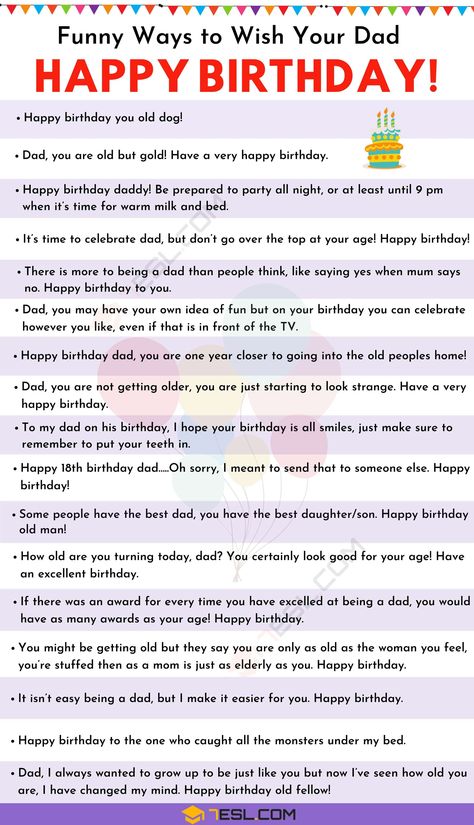 Funny Birthday Wishes For Father, Happy Birthday Wish For Father, Father's Birthday Status, Quotes For Fathers Birthday, Birthday Caption For Father, Happy Bday Papa, Birthday Message To Father, Bday Wishes For Father, Birthday Messages For Dad