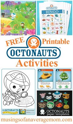 Free printable Octonauts activities Octonauts Free Printables, Octonauts Birthday Party Games, Octonauts Party Games, Octonauts Craft, Octonauts Printable, Birthday Party Goodie Bag Ideas, Octonauts Party Favors, Party Goodie Bag Ideas, Goodie Bag Ideas