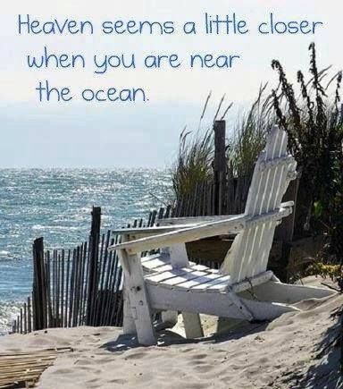 Heaven seems a little closer when you are near the ocean quote beach ocean sea heaven I Love The Beach, Beach Please, Beach Living, Beach Time, Beach Cottages, Nantucket, Beach Club, Beach Life, Maldives