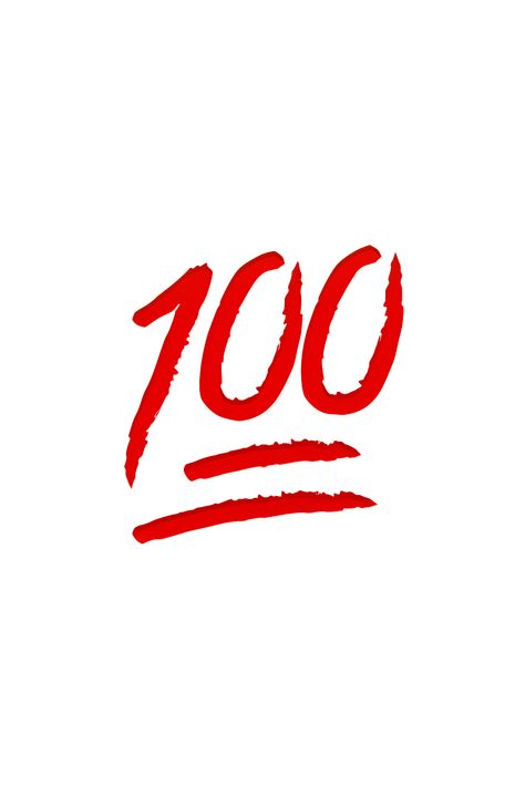 The 💯 Hundred Points emoji depicts the number 100 in bold, black font with two lines underlining it. It is enclosed in a red square, making it stand out. 100 Emoji Tattoo Design, 100 Emoji Tattoo, Wave Emoji, Perfect Emoji, Emojis Iphone, 100 Emoji, Emoji Tattoo, Phone Emoji, Apple Emojis