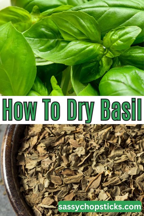 Do you know how to dry basil? Drying basil is a fantastic way to preserve this aromatic herb for use in your favorite recipes year-round. Preserve Fresh Herbs, Dry Basil, Dried Basil Leaves, Freezing Herbs, Healthy Eating Inspiration, Seasoned Veggies, Basil Recipes, Herb Recipes, Aromatic Herbs