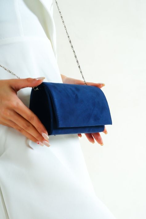 BLUE WEDDING CLUTCH, Blue Clutch Bag, Bridal Clutch, Suede Leather Bag, Bridesmaid Clutch, Bride Clutch Purse, Navy Blue Clutch Wallet Grad Fits, Bride Clutch, Navy Blue Clutch, Blue Clutch Bag, Navy Blue Purse, Bridesmaid Clutch, Bridesmaid Clutches, Serenity Blue, Slouchy Bag