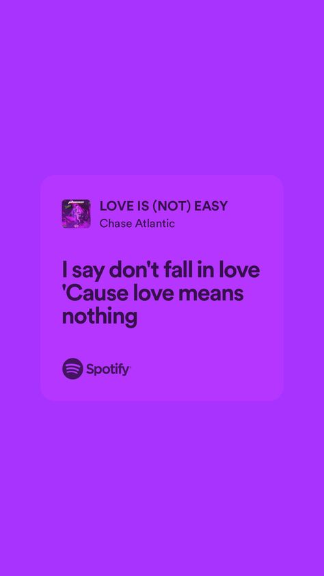 Lyrics For Bio, Chase Atlantic Lyrics, Magenta Aesthetic, Waheguru Quotes, Real Lyrics, Relatable Lyrics, Meaningful Lyrics, Chase Atlantic, Dont Fall In Love