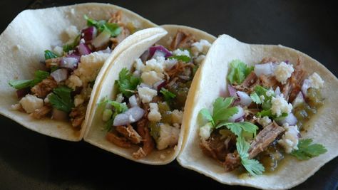 Pork Street Tacos, Tacos Al Pastor Recipe, Slow Cooked Meat, Tacos Al Pastor, Multi Cooker, Best Mexican Recipes, Pork Tacos, Homemade Guacamole, Marinated Pork