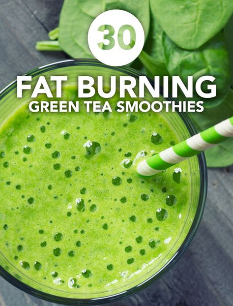 Green Tea Smoothie, Healthy Detox Cleanse, Tea Smoothie, Body Detox Cleanse, Pastas Recipes, Detox Kur, Nutribullet Recipes, Green Teas, Fat Flush