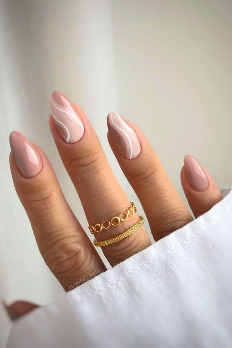 Nude Nail Designs, Girly Acrylic Nails, Casual Nails, Vernis Semi Permanent, Burgundy Nails, Popular Nails, Nagel Inspo, Oval Nails, Neutral Nails