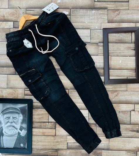 *PREMIUM IMPORTED DENIM JOGGERS🔥🤩* *6 POCKET JOGGER* *PREMIUM JOGGER IMPORTED QUALITY NOW AVAILABLE ON DEMAND * *PRICE:- 1300 free shipping* • FABRIC:- 🤩💯HYPERFLEX DENIM AND COMFY Size Chart 👇🏻 *28,30,32,34* Length : 39✔️ STOCK 💯 Denim Joggers, Mens Joggers, On Demand, Size Chart, Free Shipping, Fabric, Quick Saves