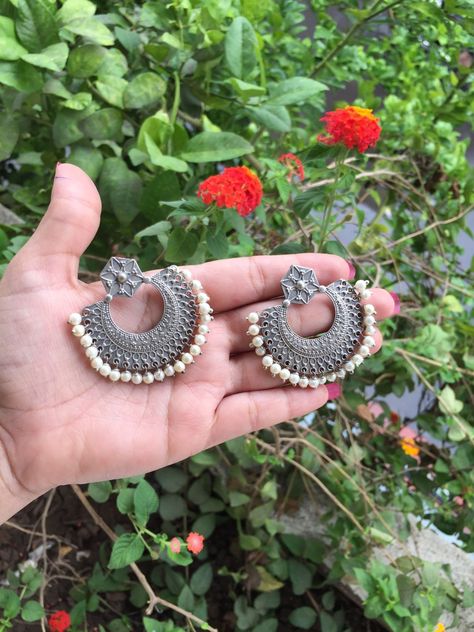 Earrings Navratri Special, September 19, Support Small Business, Pearl Drop, Dream Catcher, Stud Earrings, Instagram, Art