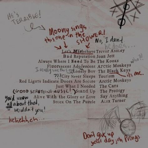 all the young dudes mskingbean89 Marauders Handwriting, Maurders Era Aesthetic, Mauraders Era Aesthetic, Wolfstar Aesthetic, Marauders Harry Potter, Marauders Aesthetic, Rabastan Lestrange, The Kooks, Hogwarts Aesthetic