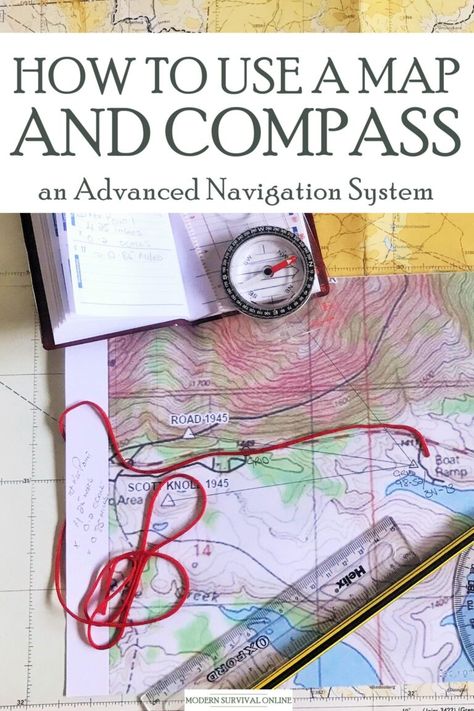 Compass Navigation, Compass Directions, Survival Bushcraft, Magnetic Compass, Map Symbols, Map Compass, Homeschool Geography, Map Reading, Survival Techniques