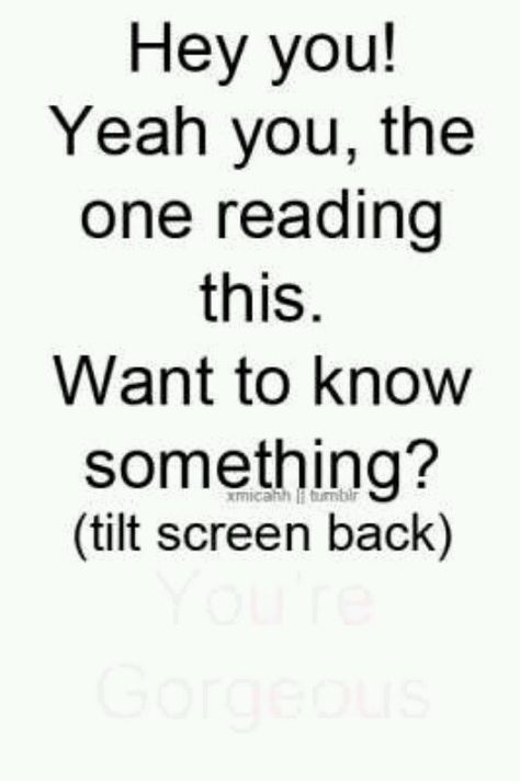 aw! hey you, wanna know something? :D Quotes For Your Crush, Text Messages Crush, What I Like About You, Crush Humor, Funny Texts Crush, Funny Quotes For Teens, Your Crush, Funny Text Messages, Crush Quotes