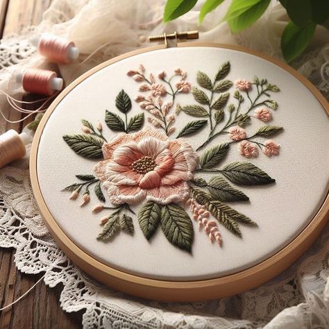 Embroidery.Вышивка.Handmade | @taller_de_bordados | Instagram Embroydary Design, Silk Ribbon Embroidery Patterns, Basic Hand Embroidery Stitches, Simple Hand Embroidery Patterns, Clothes Embroidery Diy, Diy Embroidery Designs, Hand Embroidery Patterns Flowers, Diy Embroidery Patterns, Hand Embroidery Tutorial