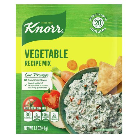 Knorr Spinach Dip Recipe | Knorr US Knorr Spinach Dip, Knorr Recipes, Dry Soup Mix, Spinach Dip Recipe, Vegetable Dip, Vegetable Recipe, Vegetable Soup Recipes, Spinach Artichoke Dip, Spring Vegetables