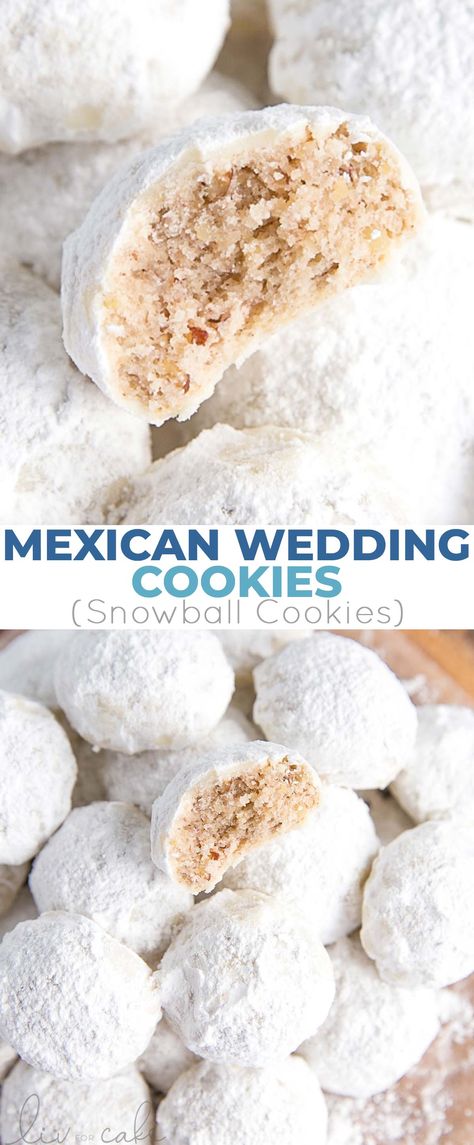 Mexican Wedding Cookies Recipes, Wedding Cookies Recipe, Russian Tea Cakes, Pecan Pie Cake, Mexican Wedding Cake, Salted Caramel Pretzels, Chocolate Chip Shortbread Cookies, Salted Caramel Mocha, Russian Tea Cake