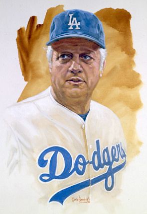 LA Dodgers Tommy LaSorda by Carlo Beninati | LA Dodgers Tomm… | Flickr Dodgers Nation, Dodgers Girl, I Love La, Dodgers Fan, Baseball Art, Dodger Blue, Baseball Stadium, Dodgers Baseball, Sports Pictures