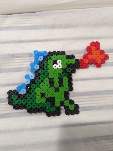 Godzilla Perler Bead Pattern, Godzilla Perler Beads, Beads Designs, Perler Beads Designs, Fuse Beads, Perler Bead Patterns, Bead Patterns, Perler Bead, Hama Beads