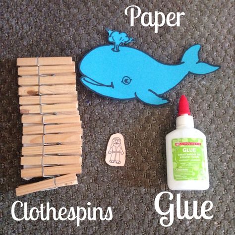 Diy Jonah And The Whale, Easy Jonah And The Whale Craft, Craft For Jonah And The Whale, Jonah And The Big Fish Activities, Preschool Jonah And The Whale Craft, Jonah Preschool Craft, Jonah And The Big Fish Craft Preschool, Jonah And Whale Craft, Jonah And The Fish Craft