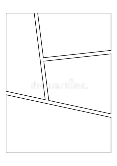 Comic Book Template Layout, All About Us Template Tiktok, Manga Square Panels, Manga Frame Template, Manga Panel Template, Comic Layout Template, Comic Panels Layout, Comic Border, 3 Panel Comic