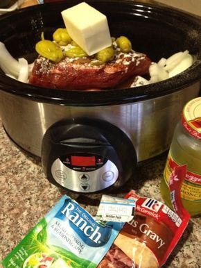 Crockpot Pot Roast With Pepperoncini, Mississippi Pot Roast With Potatoes And Carrots Crockpot, Roast With Pepperoncini Crock Pots, Crockpot Roast Recipes, Sandwich Rolls, Pot Roast Crock Pot Recipes, Mississippi Pot, Mississippi Roast, Mississippi Pot Roast