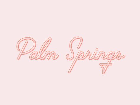 Palm Springs Typography, Palm Springs Illustration, Palm Springs Graphic Design, Palm Springs Branding, Palm Springs Color Palette, Palm Springs Bach, Float Bar, Lake Illustration, Palm Springs Design