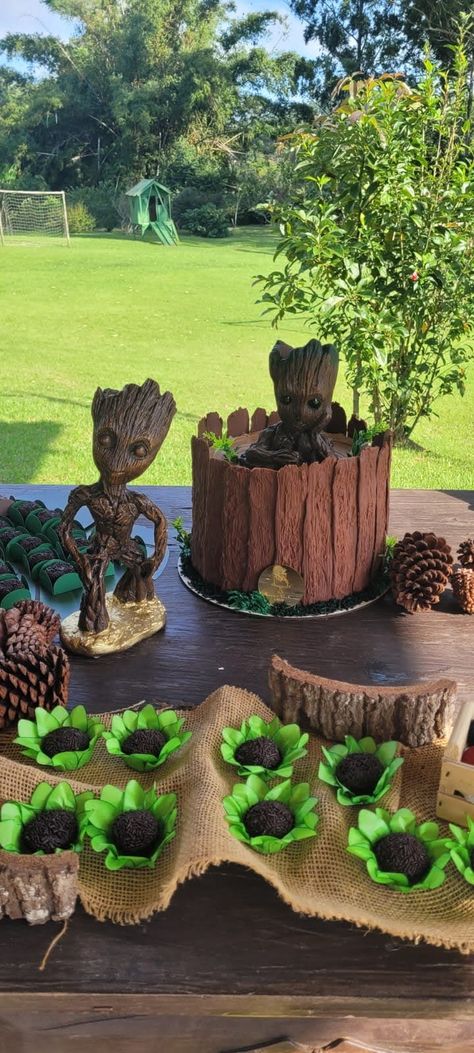 Groot Birthday Party Decorations, Groot Birthday Party Ideas, Groot Birthday Party, Groot Party, Groot Birthday, Birthday Decor, 6th Birthday, 5th Birthday, Bday Party