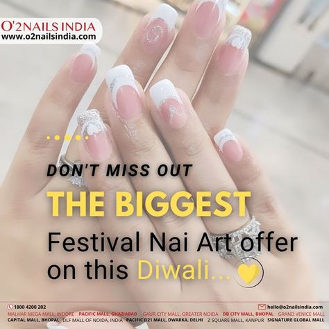 Don't miss out the biggest festival nail art offer on this Diwali. For More Information, Please Contact Us 👇 📞 1800 4200 202 🌎 https://o2nailsindia.com/ #o2nailsindia #nail #beautiful #nails #nailpolish #nailspaint #nailartist #nailsalon #ombrenails #nailart #nailpolish Festival Nail Art, Diwali Special, Nails Nailpolish, Diwali Festival, Festival Nails, Ombre Nails, Nail Artist, Beautiful Nails, Special Offer