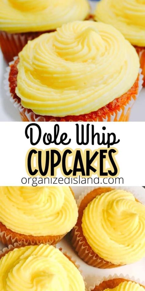 Dole Whip Cake, Sweet Tea Cupcakes, Disney Cupcakes Ideas, Cupcake Flavors Ideas, Fun Cupcake Flavors, Gourmet Cupcakes Flavors, Dole Whip Cupcakes, Cupcake Flavor Ideas, Twix Cupcakes