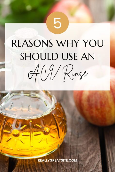 Wondering about doing an ACV rinse for your hair? An ACV rinse can help defrizz your hair, retain moisture, and so much more! Acv Rinse For Hair, Acv Hair Rinse, Acv Hair, Apple Cider Vinegar Hair Rinse, Acv Rinse, Apple Cider Vinegar Rinse, Sensitive Skin Care Routine, Apple Cider Vinegar For Hair, Organic Skin Care Routine