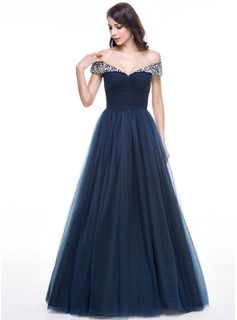 Tulle Gowns, Recital Dress, Prom Dresses Off The Shoulder, Ruffle Beading, Tulle Evening Dress, Cheap Evening Dresses, Blue Tulle, Tulle Prom Dress, Dresses Shoes