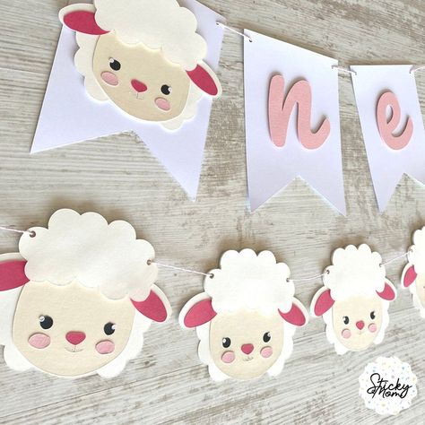 Celebrate your little lamb's first birthday in sweet style with our adorable Beige and Pink Lamb Themed Garland! 🐑✨ Create a whimsical atmosphere with this charming decoration, featuring delicate lambs in soft shades of beige and pink. Whether you're hosting a cozy gathering or a lavish party, this garland will add the perfect touch of cuteness to your celebration. 🎂🎉 Let the lamb-tastic festivities begin! 🌟 #FirstBirthday #LambTheme #BeigeAndPinkParty #AdorableCelebrations Lamb Birthday Party, Sheep Cake Topper, Preschool Birthday Board, Sheep Party, Lavish Party, Preschool Birthday, Sheep Cake, Cozy Gathering, Cake Bunting Topper