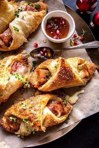 Baked Brie Appetizer, Cranberry Baking, Brie Appetizer, Half Baked Harvest Recipes, Prosciutto Wrapped, Mini Pastries, Brie Bites, Popular Appetizers, Brie Recipes