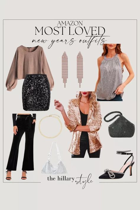 New Years Eve Outfits Sequin, Velvet Holiday Outfit, New Years Outfits Parties, Festive Outfits, Outfits New Year, Outfit Party, New Years Outfit, Amazon Beauty Products, New Years Eve Outfits