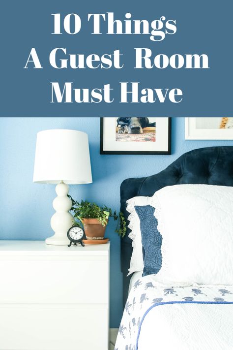 Do you have guests coming?  Even if you don't have a separate guest bedroom there are 10 things you can do to make your guests feel welcome without spending a lot of money. Make Guests Feel Welcome, Guest Bedroom Essentials, Coastal Guest Room, Guest Room Essentials, Small Guest Room, Guest Room Bed, Welcome Design, Bedroom Items, Guest Room Decor