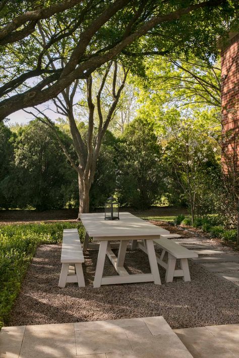 Outdoor dining table