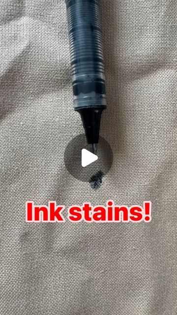 Laura de Barra on Instagram: "I’m never without a @uniball_uk so this one is close to my heart 😂 how to remove ink stains from two common pen types. Don’t forget to AIR DRY. #stains #stains #laundry #laundrytips #laundryroom #slowfashion #garmentgoddess #stainremoval #stainremover" How To Remove Pen Stains From Clothes, Pen Ink Stain Removal, How To Get Pen Out Of Clothes, How To Remove Pen Ink From Clothes, Remove Ink Stains, Uniball Pen, How To Remove Sharpie, Ink Stain Removal, Correction Pen